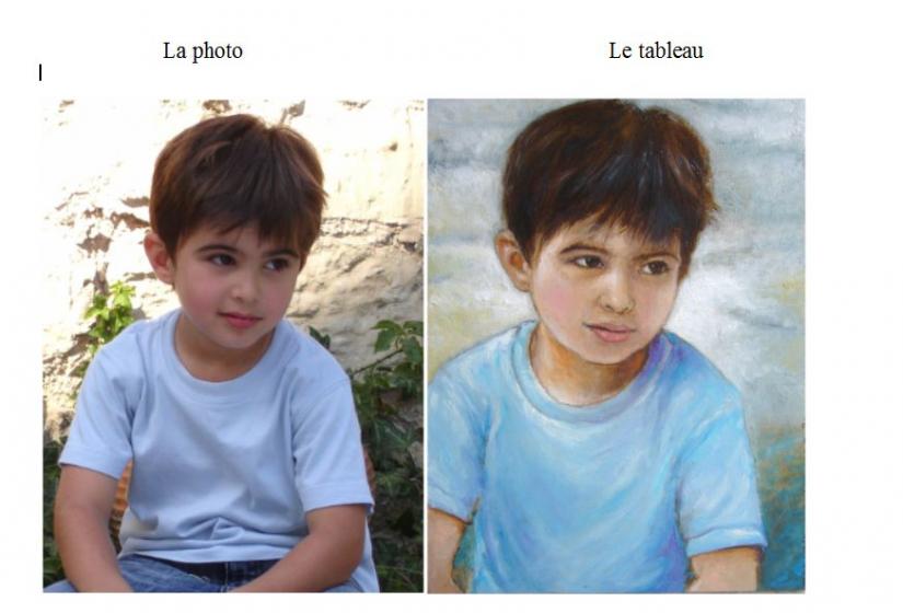T'i Louis, exemple de portrait sur commande
